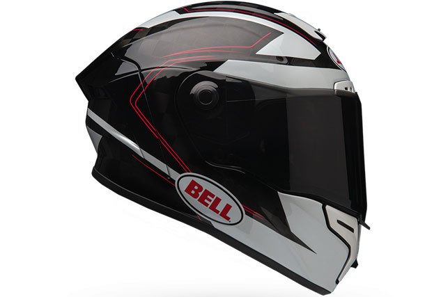 bell helmets shows us race star and pro star lids, The top o line Pro Star gets an exclusive TexTreme carbon fiber shell the latest stuff that s used in F1 cars and things which allows it to be 20 lighter than the Race Star and its conventional c f shell