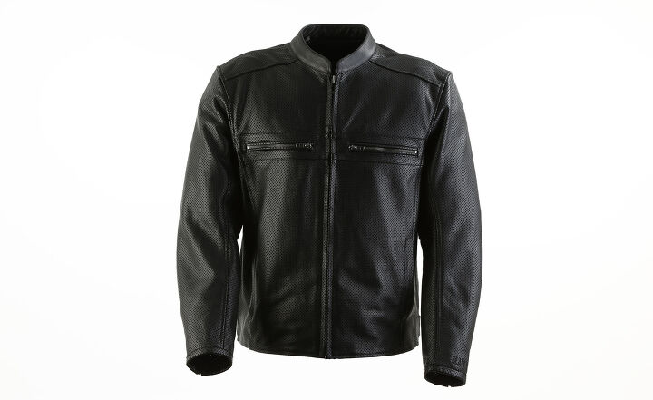mo tested black brand fahrenheit kooltek perforated jacket review, Classic lines with high tech perforated black leather