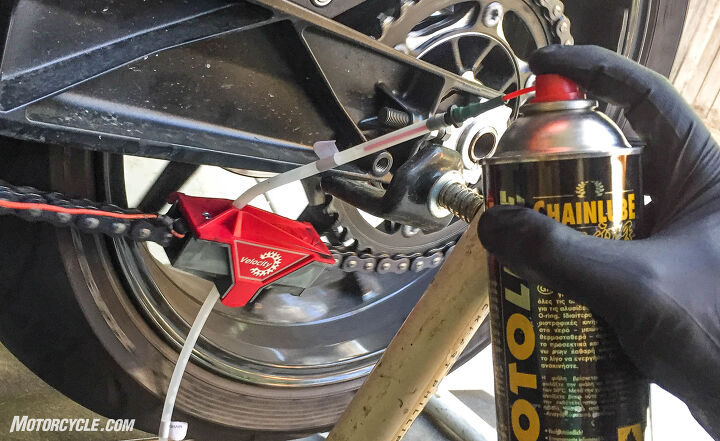 mo tested velocity chain maintenance system, No more fear of spraying lube on the tire Just spray let it set and wipe away the excess