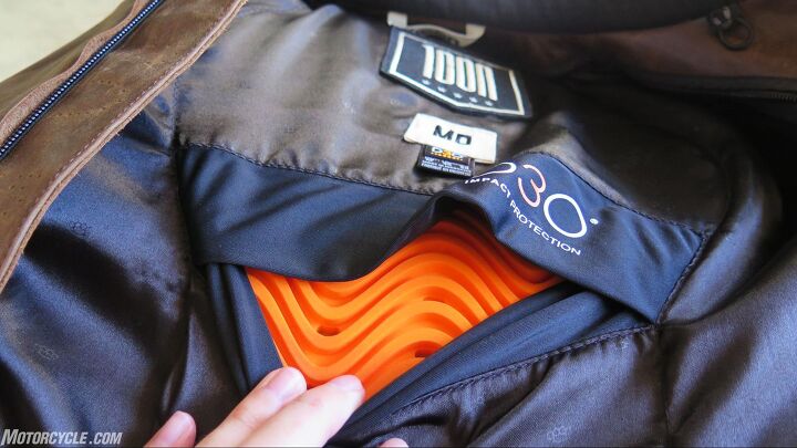 icon 1000 retrograde jacket review, Back protector slot with D3O could slide something of your choice in perhaps
