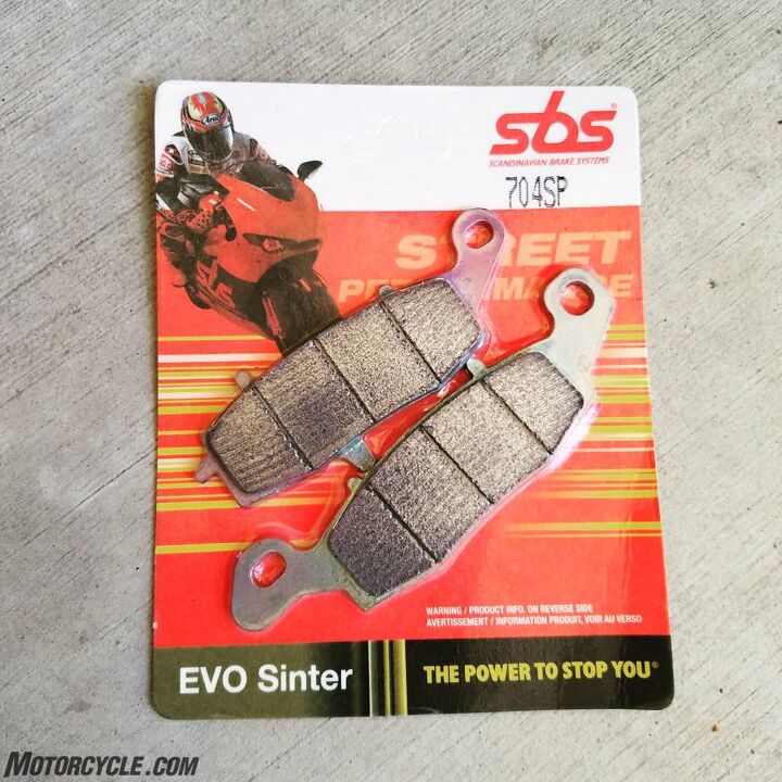 mo tested sbs sp evo sinter brake pad long term review, The SBS SP EVO sinter brake pads a solid replacement for your OEM pads