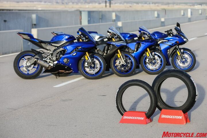 riding the new bridgestone battlax r11 dot race tire, A major selling point for the Battlax R11 the tires will be available in sizes to suit all production sportbike racing classes which means riders on small displacement motorcycles like the Yamaha YZF R3 can find DOT race rubber