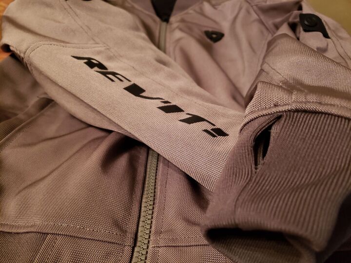mo tested rev it traction jacket review, It was a bummer that after minimal use the seam on the cuff had split all the way to the inside of the jacket Thankfully this kind of issue should be covered under REV IT s two year warranty for materials and production flaws
