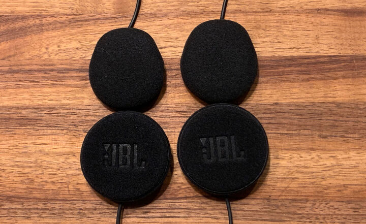 cardo motorcycle helmet 45mm audio set Set, Works with Most Communicators (Single Pack) : Automotive and adventure seekers to stay connected to their phone Cardo #PTP00101 - Packtalk Pro