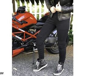 Women Motorcycle Pants-Protective Riding Leggings with CEArmor Knee  Pads-Short Leg