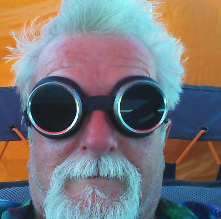 best motorcycle sunglasses, Reg Kittrelle at Burning Man approved actually Reg s may be cheap imitations