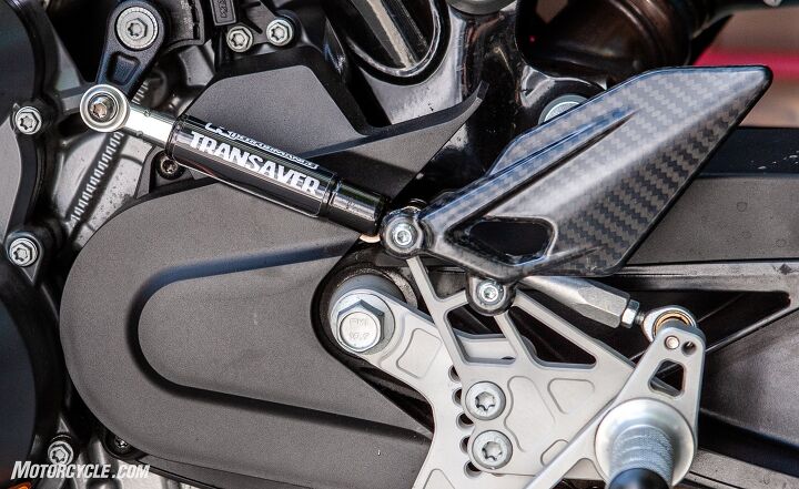 mo tested rottweiler performance transaver, The Transaver slots neatly in behind the rearset
