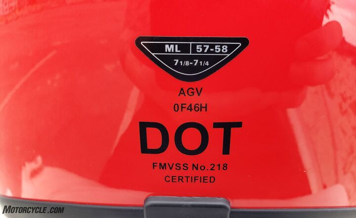 mo tested agv x3000 review, The AGV X3000 is DOT and ECE certified