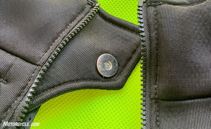 mo tested dainese smart jacket review, The magnetic connector activates the system Unfortunately it can also do it in the closet outlining the need for a hard on off switch