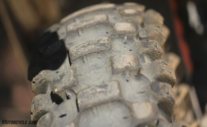 mo tested bridgestone battlecross x40 review, This 110 100 18 rear has more than 2 200 miles on it