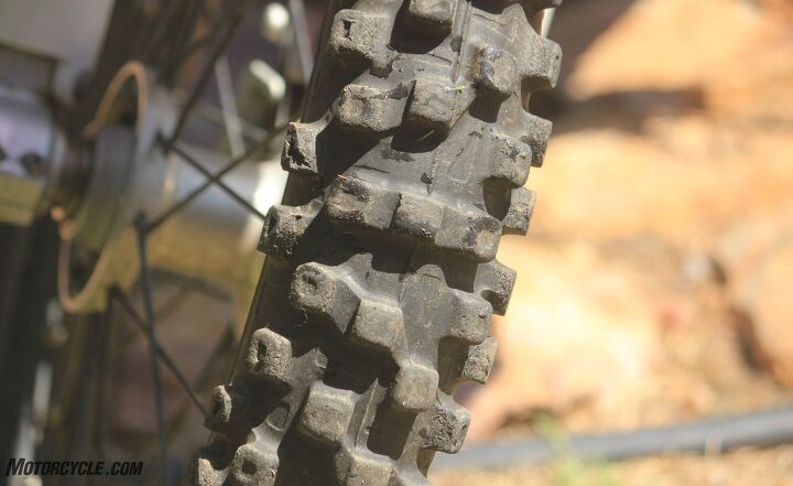 mo tested bridgestone battlecross x40 review, This front tire has approximately 1 700 miles on it