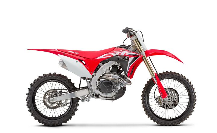 lithium motorcycle batteries myths vs realities updated, Lithium batteries also appear on bikes where space is at a premium like this Honda CRF450R