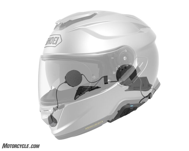 With communication systems becoming more popular, it’s only natural for the helmet and communicator manufacturers to work together to deliver optimal speaker performance and avoid messing up the helmet’s aerodynamics.