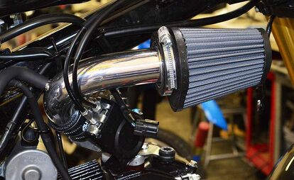 air filter for motorcycle helmet Evermotor Filter, Air Cleaner Carburetor 45mm 46mm 47mm The Speedway Tru Air Mini Pumper Helmet Blower Breather is the perfect addition to your fresh air equipped helmet system Kuryakyn Skull Air Cleaner For