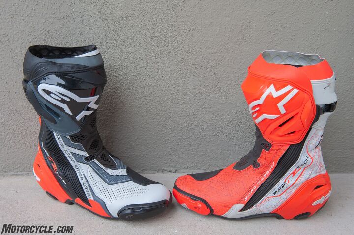 getting a taste of the new alpinestars supertech r boot