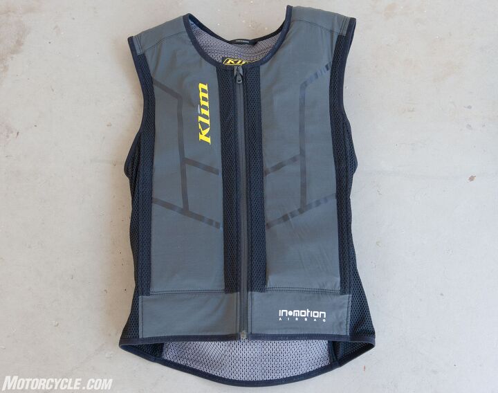 mo tested in motion airbag vest, It s called different things in different places but otherwise the In Motion airbag vest is the same Here in the US it s the Klim Ai 1 airbag vest