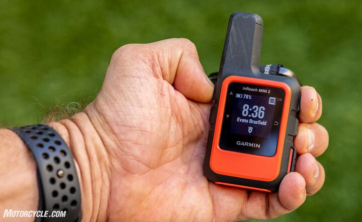 The Garmin inReach Mini 2 measures just 2 x 3.9 x 1 in. and weighs in at 3.5 oz. The 1-in. square screen is easy to read in any light condition. My only gripe is that its size makes it difficult to use the buttons.