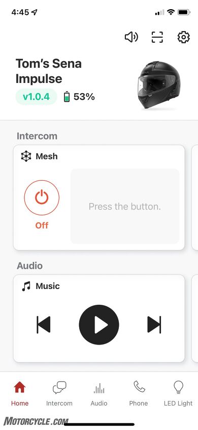 With the user-friendly Sena app, a person can quickly establish communications with other riders, check battery life, and adjust equalizer settings, among other features. You can also share the music you’re listening to with your connected friends.