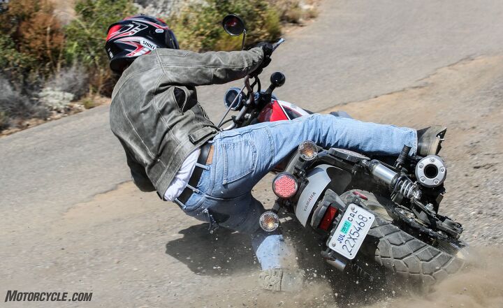 We didn’t go this far in testing the jeans, but it is a good example of why you should wear riding jeans.