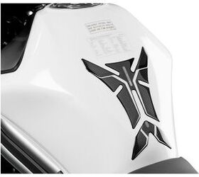 Vinyl Pro Fuel/Gas Tank Pad Motorcycle/Dirt/Bike Grip Protector Perforate  White
