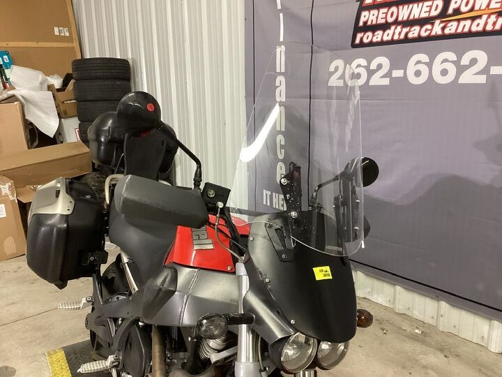 only 24 421 miles buell hard side luggage and top box adjustable clutch lever