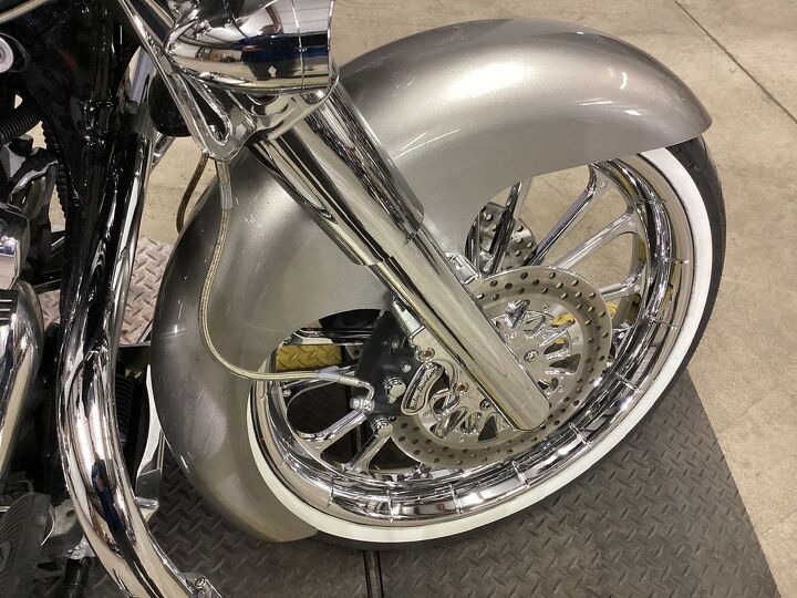 wow factor aftermarket 21 chrome front wheel matching chrome rotors