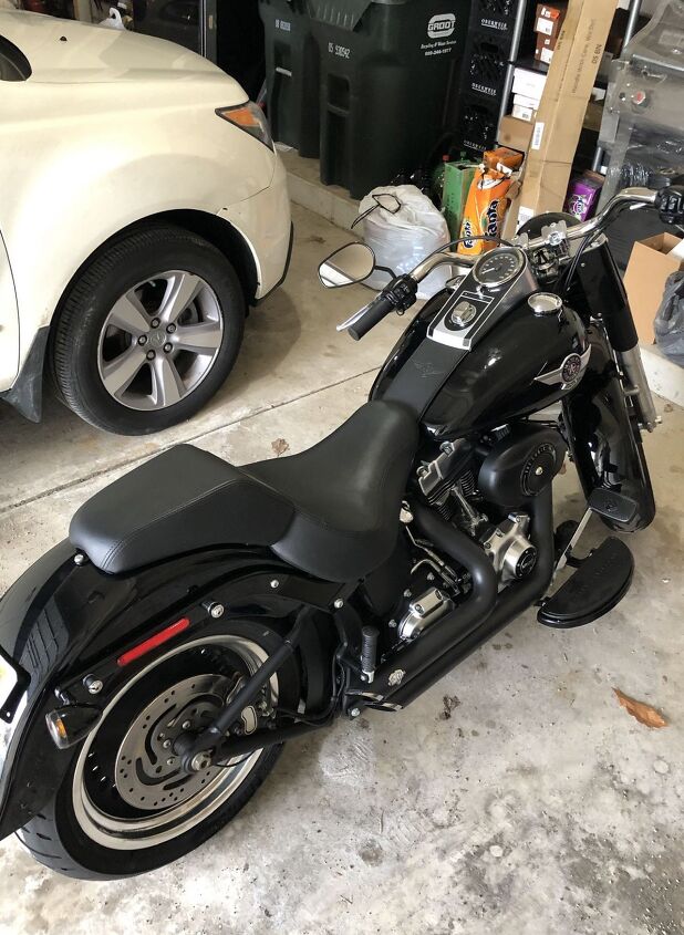 harley davidson fatboy lo 2014 excellent condition like new 2650 miles only