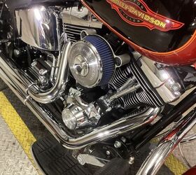 wow factor only 28 413 miles aftermarket fat spoke wheels chrome forks