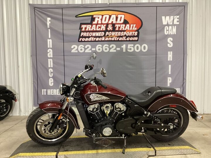 11401909 2021 Indian Motorcycle Scout ABS Maroon Metallic/Crimson Metallic For ...