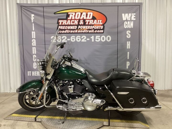 only 4 340 miles 114 motor road king classic leather bags docking hardware