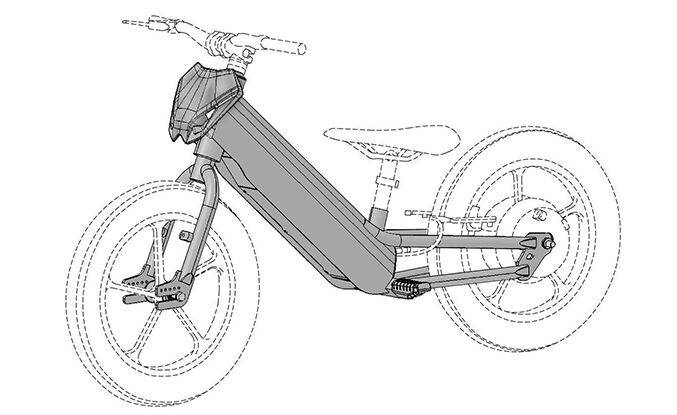 Kawasaki Elektrode Electric Balance Bike Designs Leak Ahead of Reveal