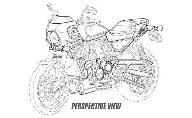 Harley-Davidson Files Cafe Racer and Flat Tracker Designs With Revolution Max Engine
