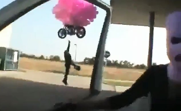 weekend awesome flying motorcycle prank