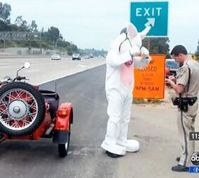 weekend awesome ural riding easter bunny pulled over by cops