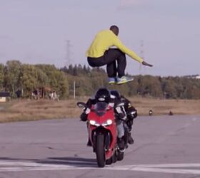 Weekend Awesome – Al the Jumper Leaps Over Two Motorcycles