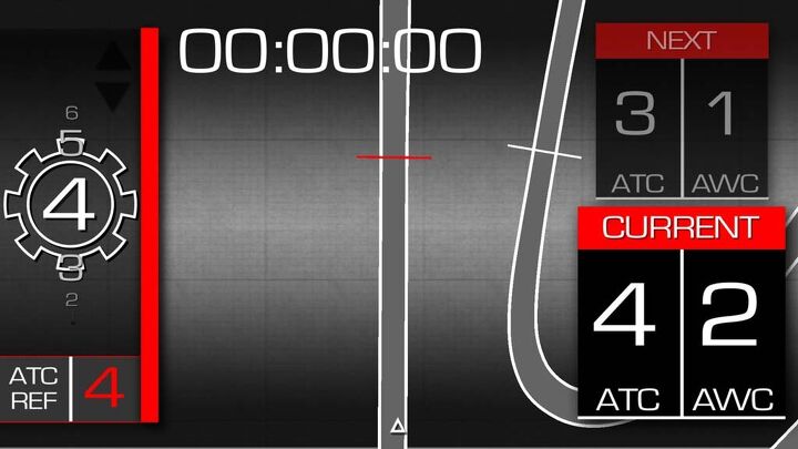 2016 aprilia rsv4 first ride review video, Here is one of many screens that can be displayed on your smartphone from the V4 MP app On the left is gear position and a lap time readout can be seen up top Big deal But the mind blowing aspects can be seen on the right Aprilia Traction Control is currently set to the fourth position while Aprilia Wheelie Control is set to its second of three choices It s the Next category above that astonishes Your phone uses its GPS function to know where you are on track and you can set the app to change the RSV4 s TC and WC settings at various points around a racetrack In the Next section here perhaps the track has more grip and higher speeds requiring less TC and WC