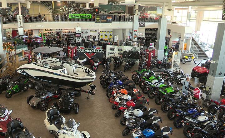 moto mentoring you ve got your first bike now what do you do video, Motorcycle dealerships often stock a variety of gear for you to choose Mission Motorsports is a prime example of a well run dealership