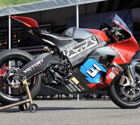 Victory Isle of Man TT Zero Racer On A Dragstrip + Video
