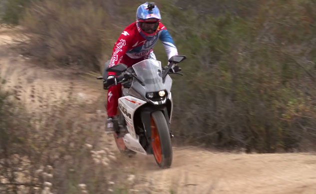 Weekend Awesome - Aaron Gwin Races Downhill on a KTM RC390