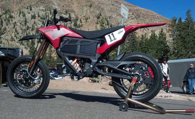 motorcycle com races to the clouds at pikes peak, This isn t your ordinary 2013 Zero FX The best part is 95 of the bits on this bike are available directly from Zero