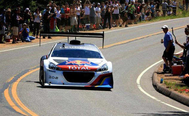 motorcycle com races to the clouds at pikes peak, Yes this is Motorcycle com but Sebastien Loeb s performance in his Peugeot 208 T16 prepared specifically for Pikes Peak will be talked about for a long time Only a handful of people have gone under 10 minutes he almost went under eight