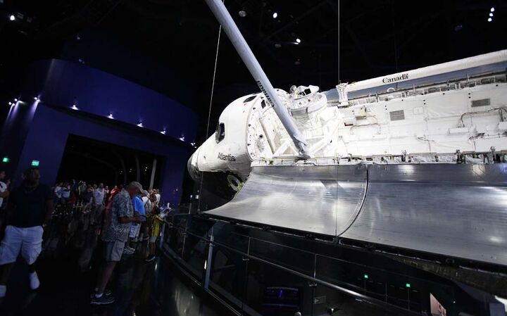 the wings tour 2014 leg three video, The space shuttle Atlantis on display at the Kennedy Space Center s Shuttle Launch Experience Its final flight in 2011 marked the end of the space shuttle program in which 135 shuttle missions were launched