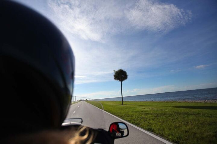 the wings tour 2014 leg three video, The Merritt Island Causeway that links the Kennedy Space Center to mainland Florida