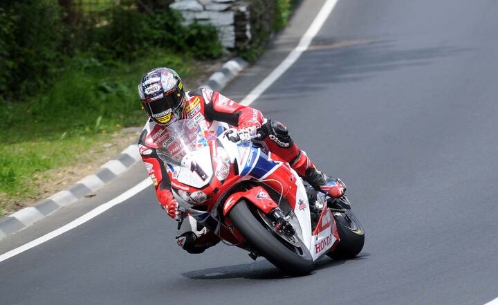 top 5 storylines for the 2015 isle of man tt, John McGuinness hopes to improve on his injury hampered results last year aboard the Honda Racing CBR1000RR Fireblade