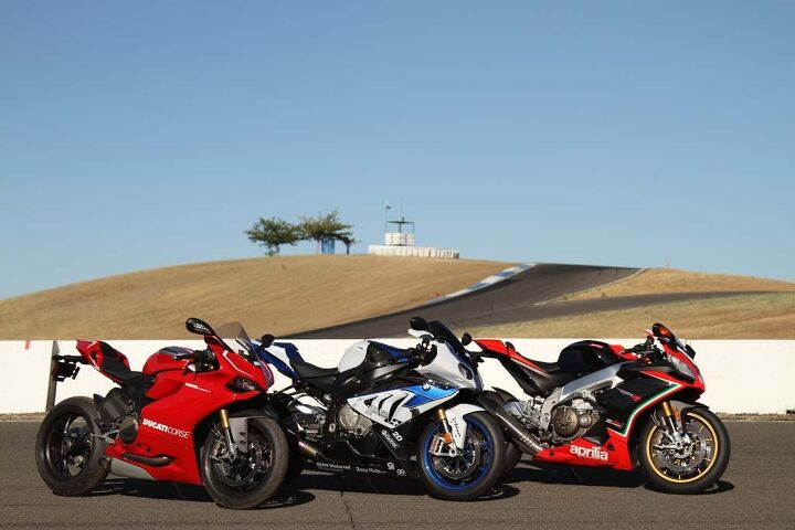 2013 exotic superbike shootout track video, When playing with evaluating 75 000 worth of motorcycles it s only right to take the Aprilia RSV4 Factory BMW HP4 and Ducati 1199 Panigale R to one of our favorite tracks Thunderhill Raceway Park