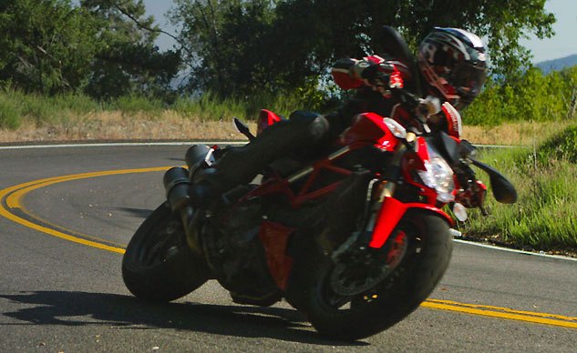 2013 italian middleweight streetfighter comparo video, The 848 Streetfighter is versatile and highly capable of sporting performance