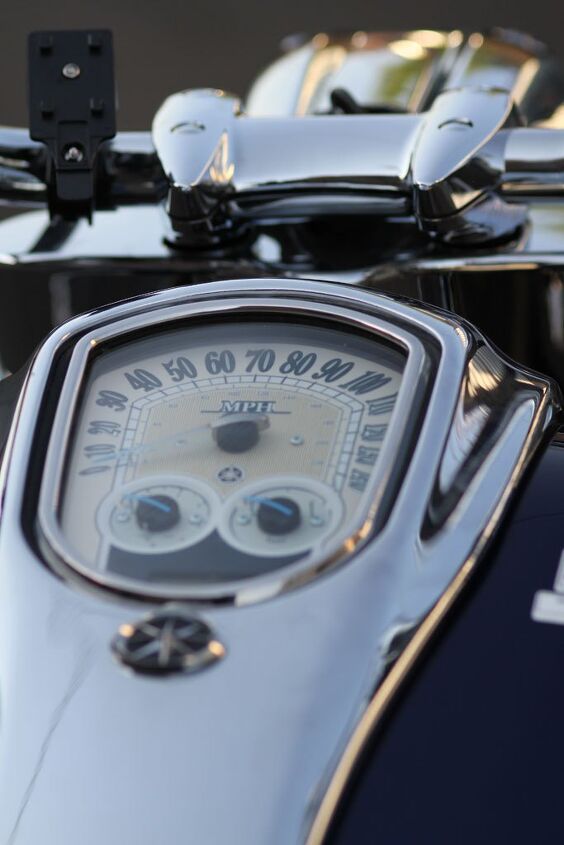 2013 world cruiser shootout video, Featured across the Liner model line this elegant instrument cluster is one of the nicest touches of Star s big cruisers