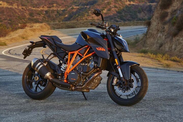 brutish v twin streetfighter comparo part 3 2014 ebr 1190sx vs 2014 ktm 1290 super, If there s only room for one motorcycle in your garage then the answer is simple KTM 1290 Super Duke R