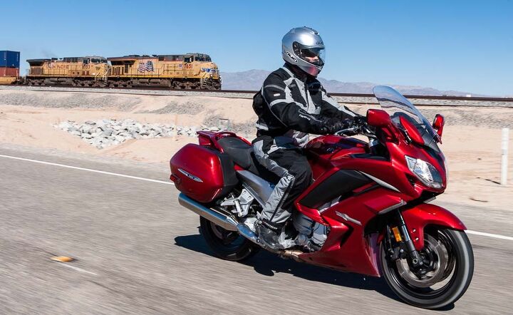2014 sport touring final smackdown video, The FJR1300ES is more powerful than two speeding locomotives
