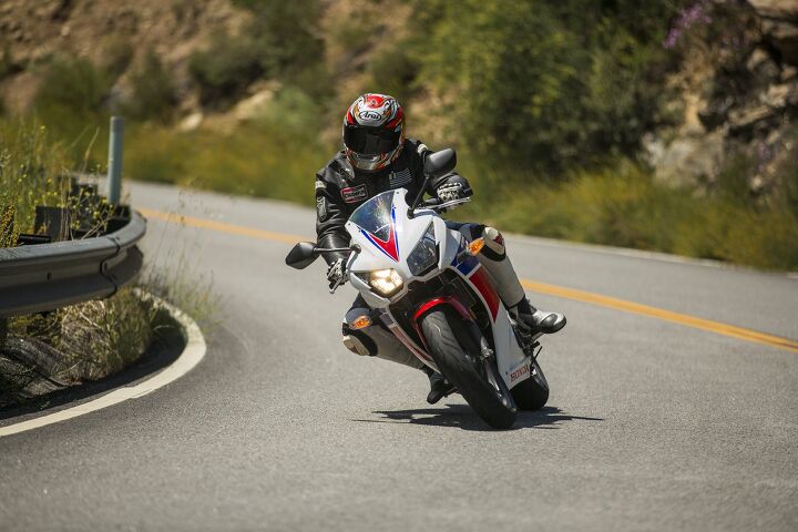 beginner ish sportbike shootout video, On the streets the CBR is friendly agreeable and a fantastic pick for the absolute rookie looking to dip their toes in the sportbike market